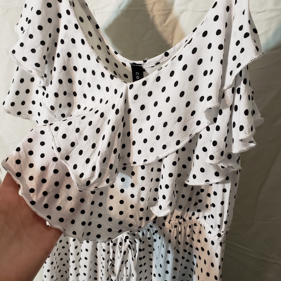 Ruffled polka dot sundress - Picture 4 of 6